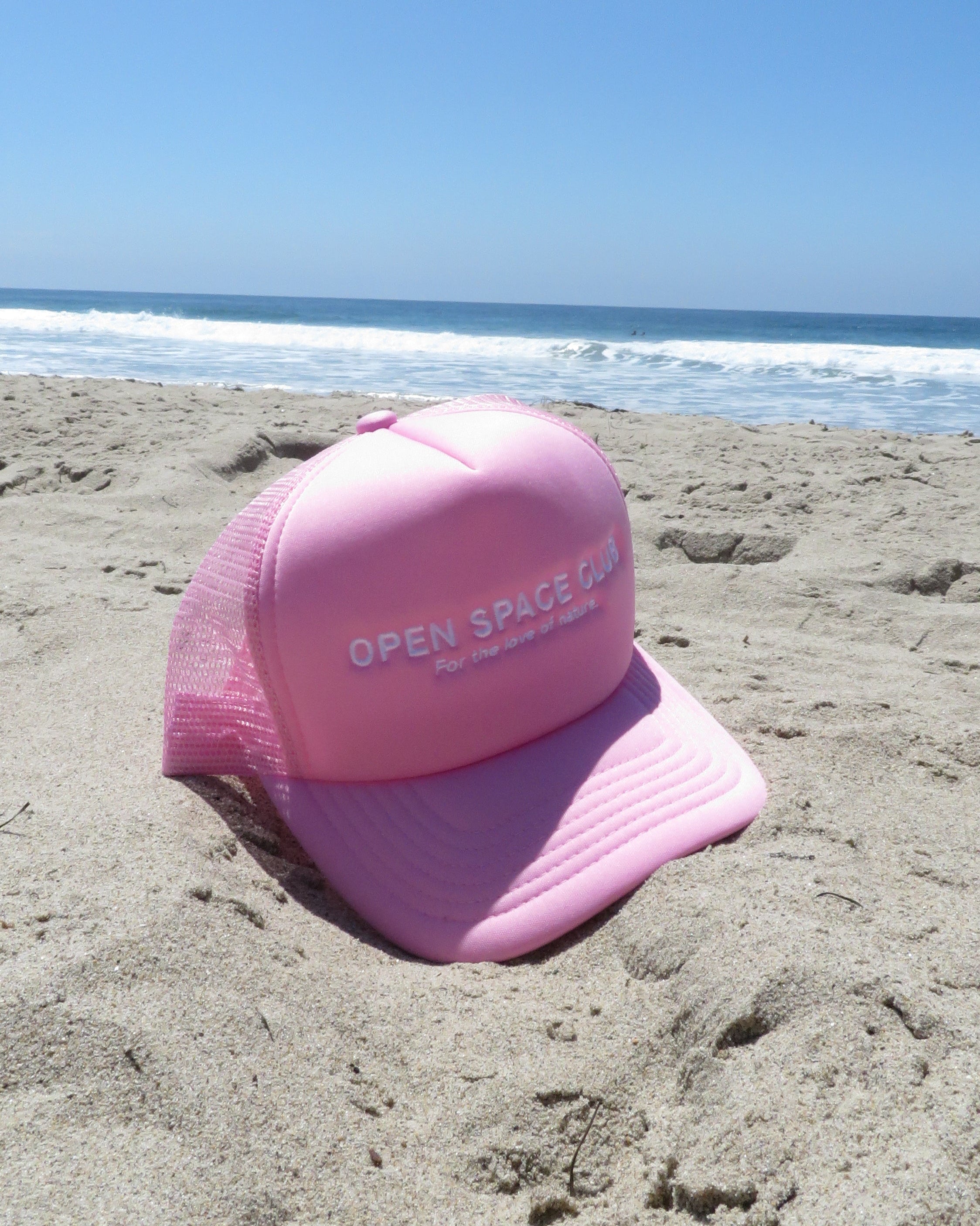 OPEN SPACE CLUB | TRUCKER HAT PINK